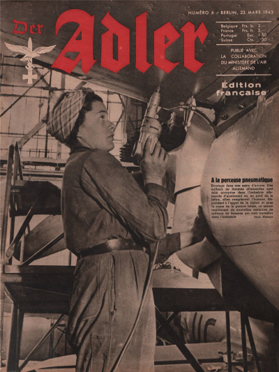 Der Adler No 6 1943 French edition downloadable PDF