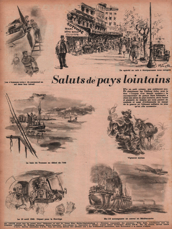 Der Adler No 7 1943 French edition downloadable PDF
