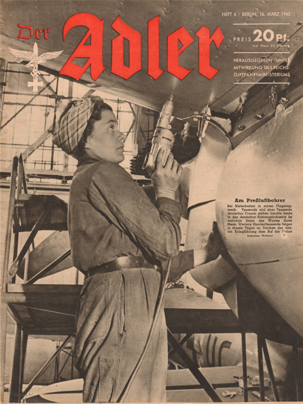 Der Adler No 6 1943 German edition downloadable PDF