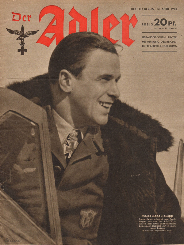 Der Adler No 8 1943 German edition downloadable PDF