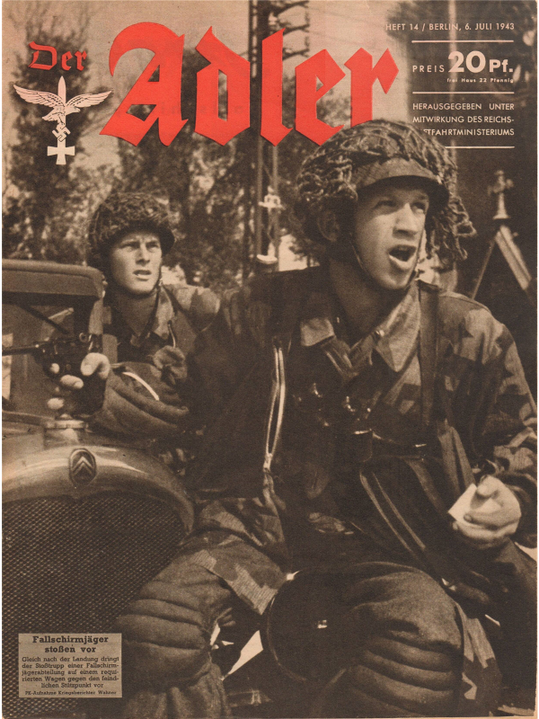 Der Adler No 14 1943 German edition downloadable PDF