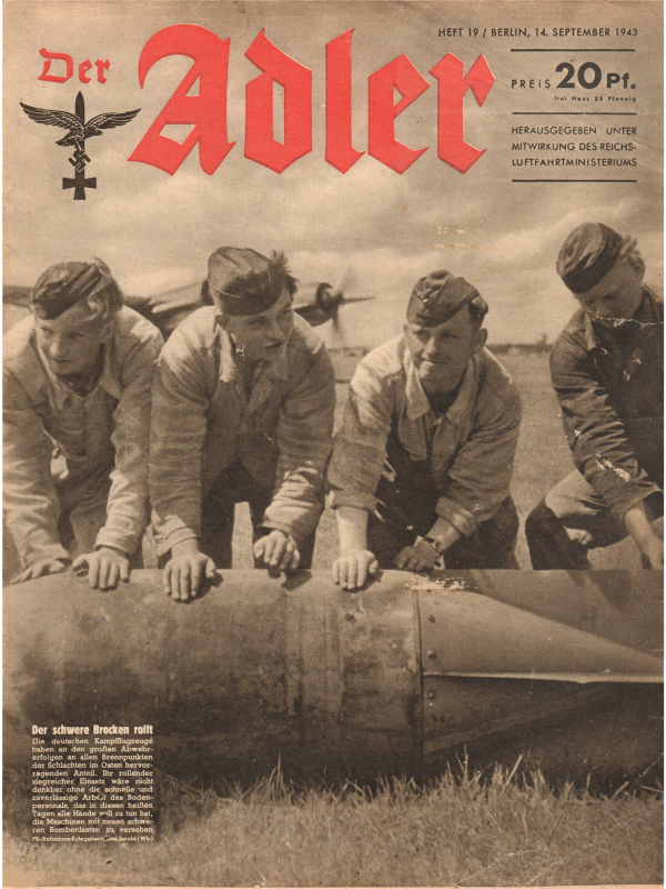 Der Adler No 19 1943 German edition downloadable PDF