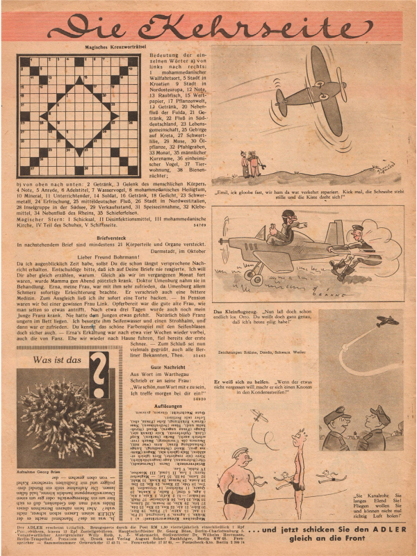 Der Adler No 23 1943 German edition downloadable PDF