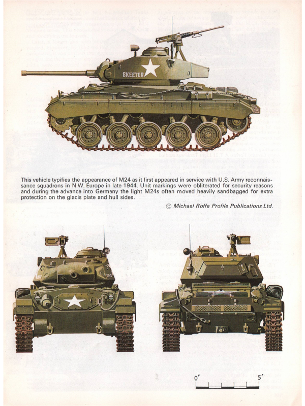 AFV Weapons Profile 46 Light tanks M22 Locust and M24 Chaffee