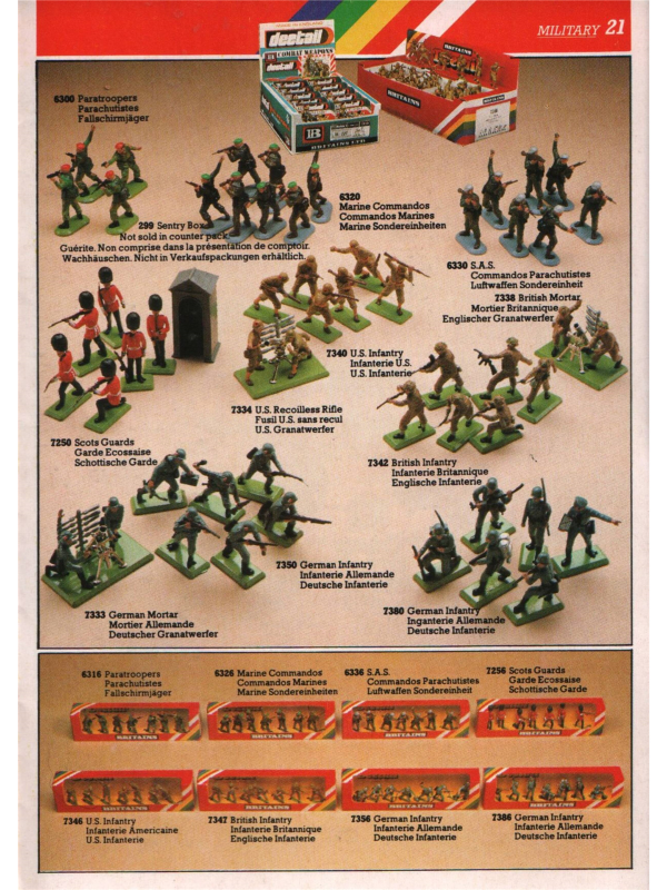Britains Toy catalogue 1984
