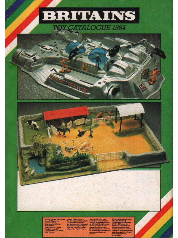 Britains Toy catalogue 1984