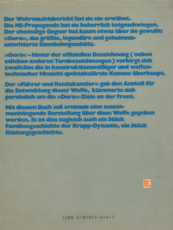 Eisenbahngeschütz Dora