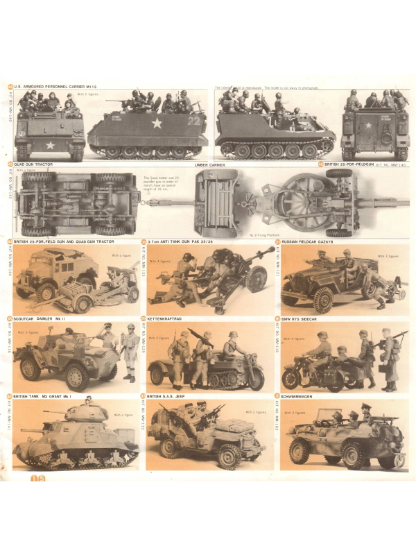 Tamiya catalogue 1975