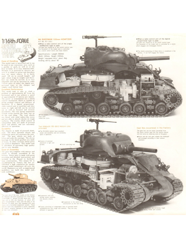 Tamiya catalogue 1975