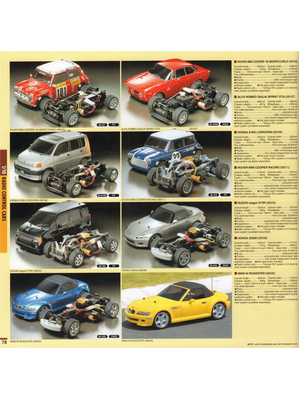 Tamiya catalogue 2000
