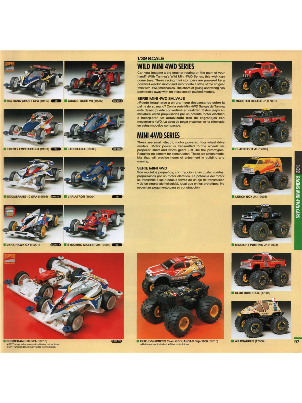 Tamiya catalogue 2003