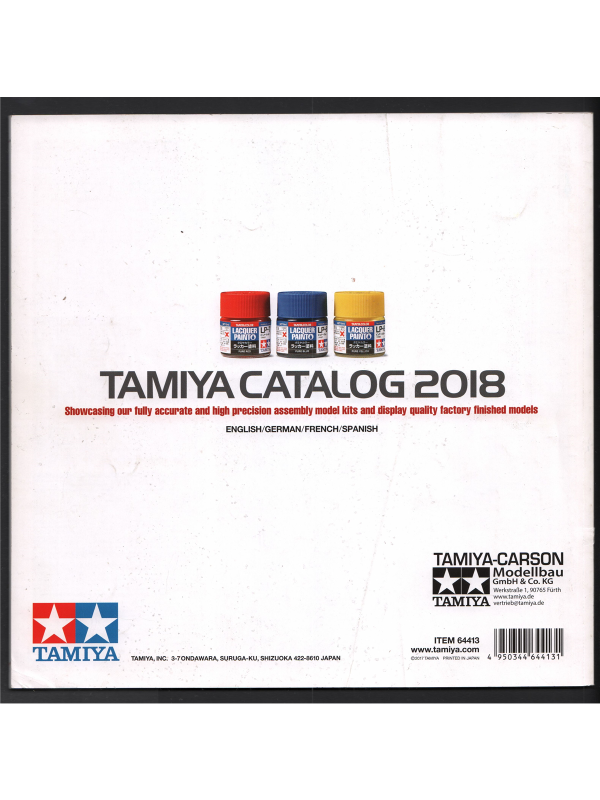 Tamiya catalogue 2018