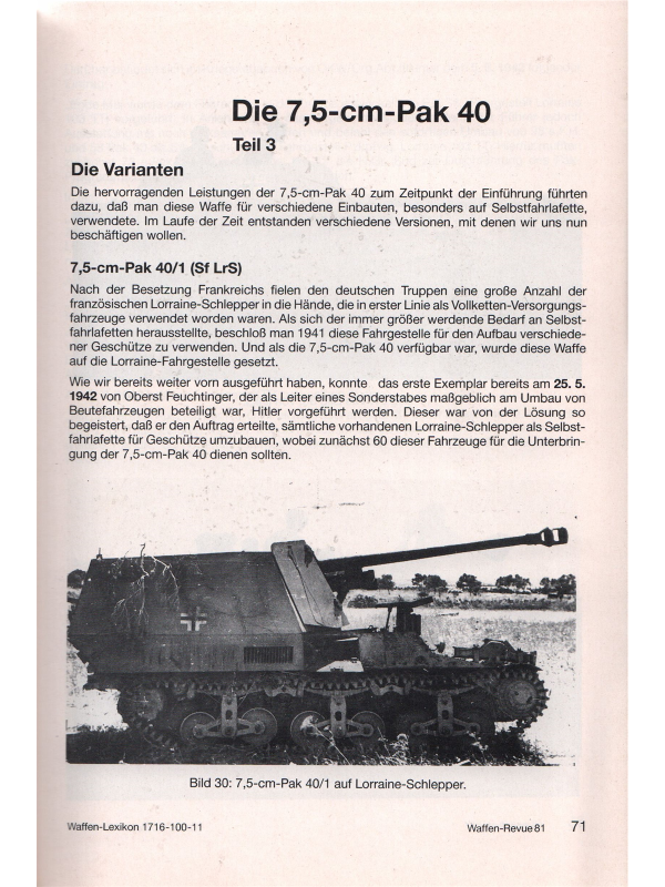 Waffen Revue nr 61 2 cm Flakpanzer Gepard