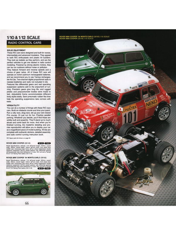 Tamiya catalogue 1996