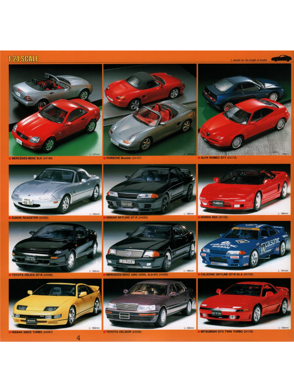 Tamiya catalogue 1998