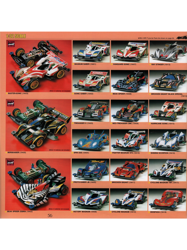 Tamiya catalogue 1998