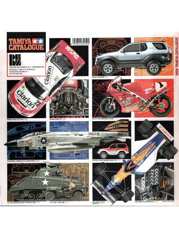 Tamiya catalogue 1998