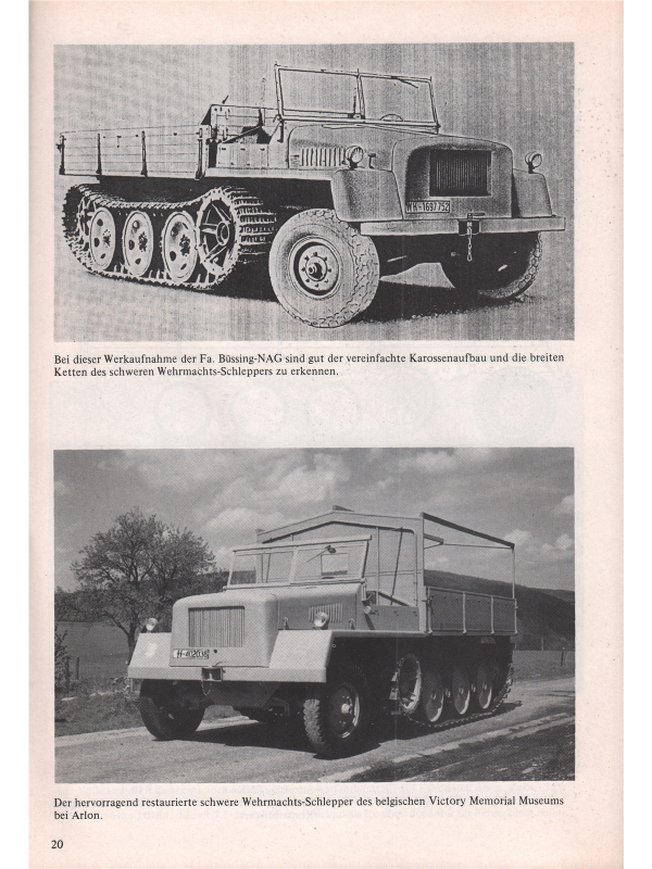 Die mittleren Zugkraftwagen der Wehrmacht 1934 - 1945