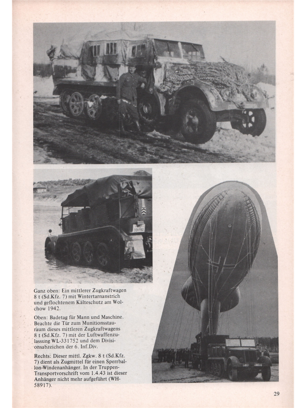 Die mittleren Zugkraftwagen der Wehrmacht 1934 - 1945