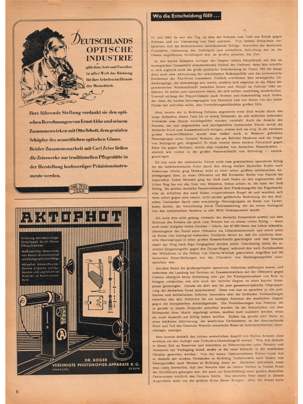 Signal magazine No 13 from 1944 German language downloadable PDF