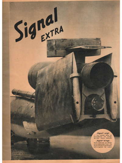 Signal magazine No 13 V1 special from 1944 in the German language downloadable PDF