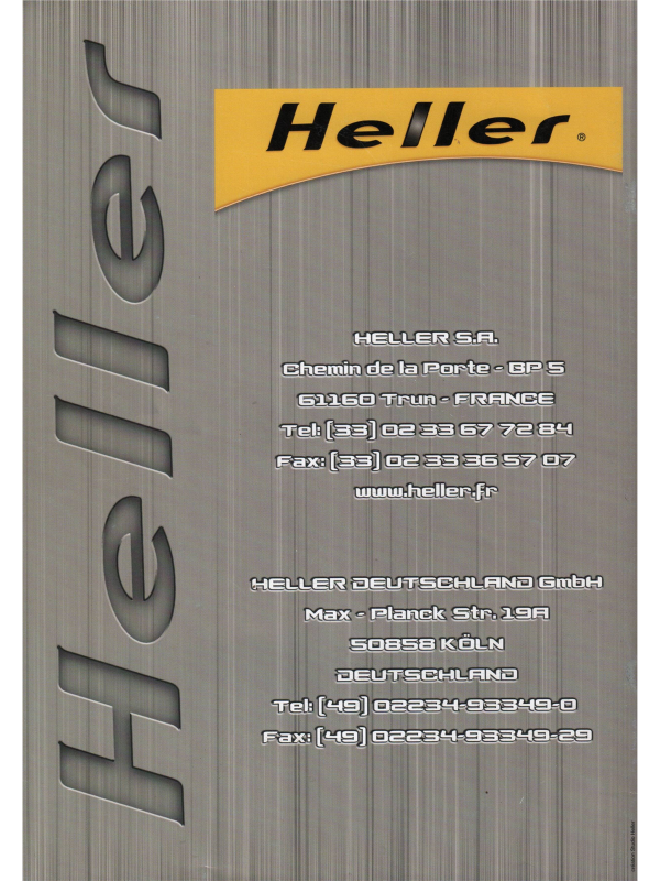 Heller catalogue 2005 Downloadable PDF