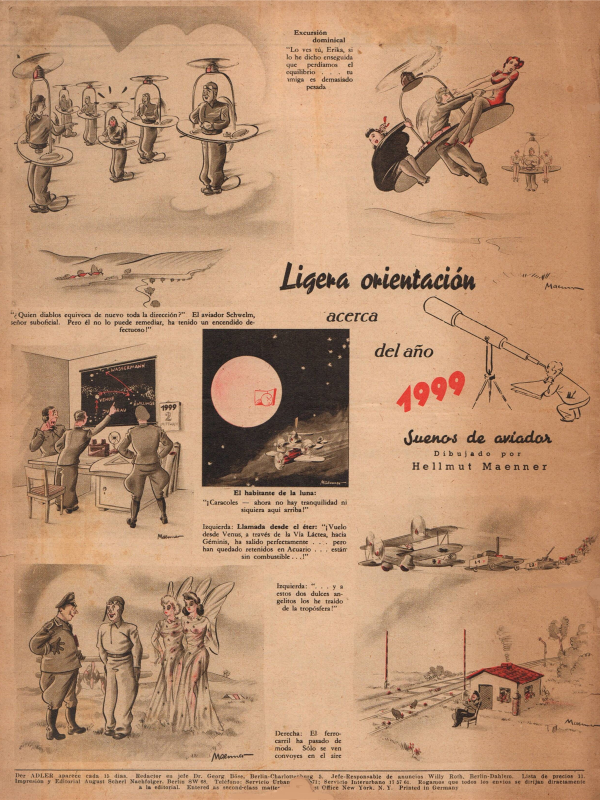 Der Adler No 1 1942 Spanish edition downloadable PDF