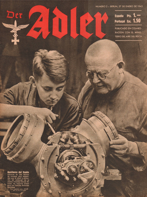 Der Adler No 2 1942 Spanish edition downloadable PDF