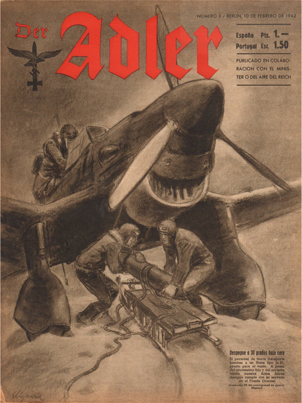 Der Adler No 3 1942 Spanish edition downloadable PDF