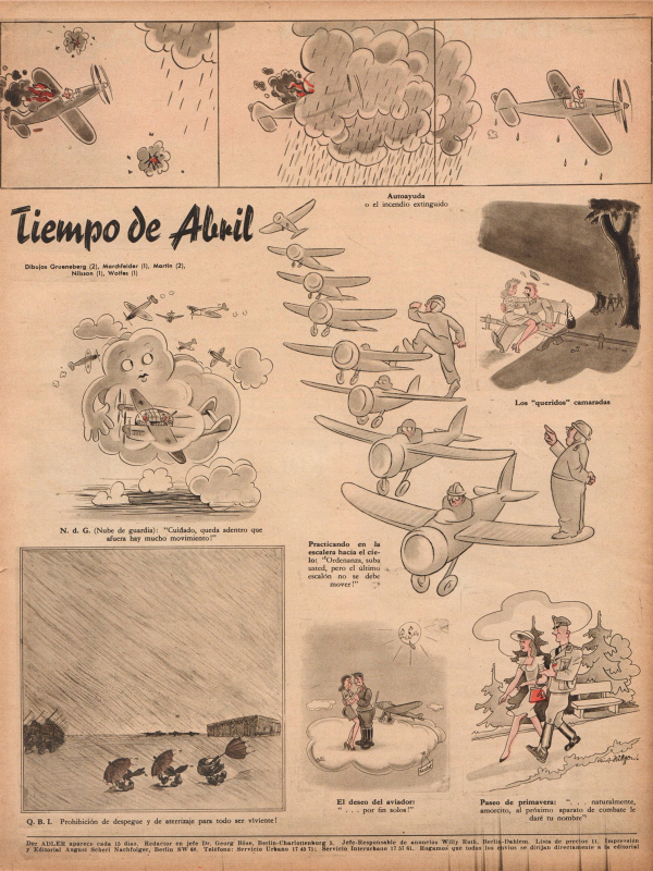 Der Adler No 8 1942 Spanish edition downloadable PDF