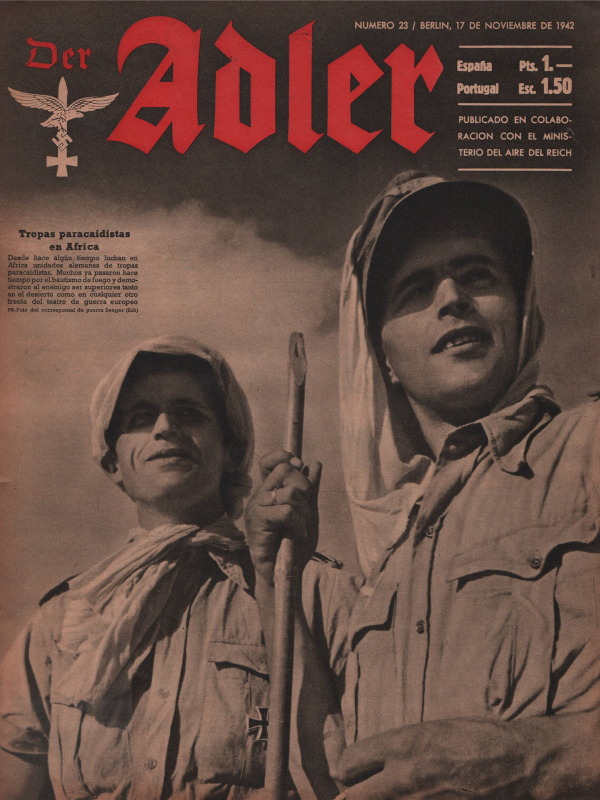 Der Adler No 23 1942 Spanish edition downloadable PDF
