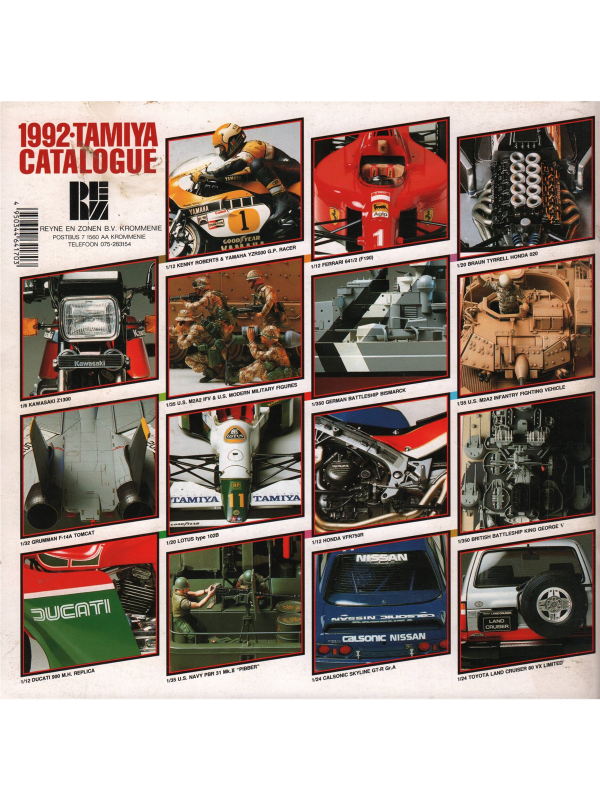 Tamiya catalogue 1992 Downloadable PDF
