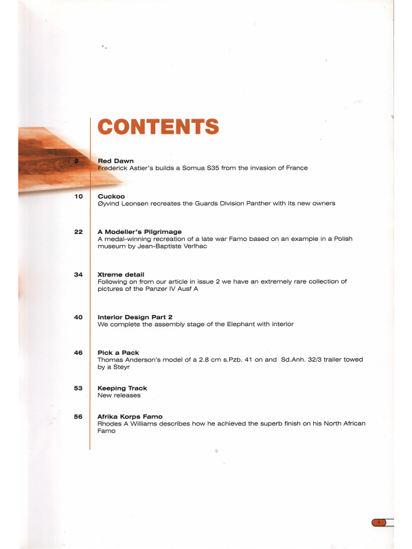 AFV Modeller magazine No 3