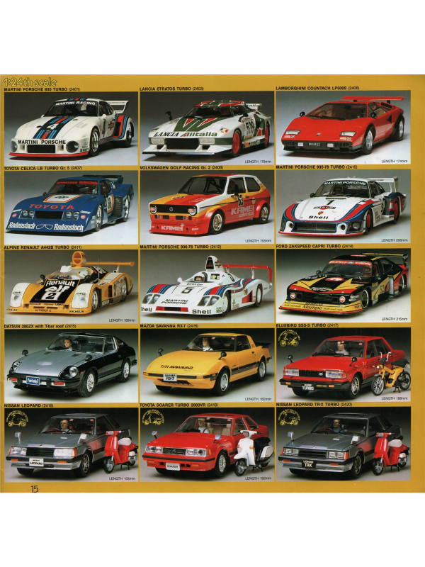 Tamiya catalogue 1984