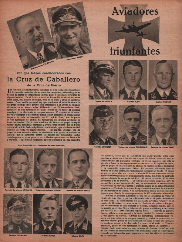 Der Adler No 4 1942 Spanish edition downloadable PDF