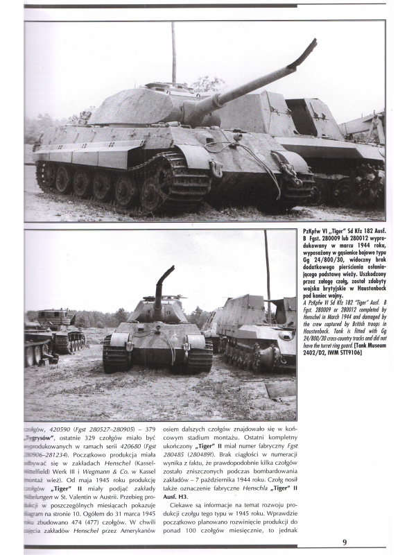 PzKpfw VI, Sd Kfz 182 Ausf. B "Königstiger"