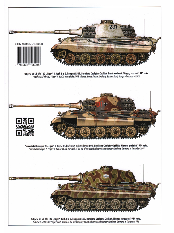 PzKpfw VI, Sd Kfz 182 Ausf. B "Königstiger"