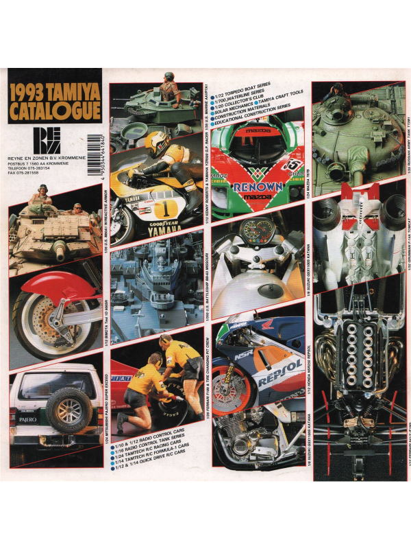 Tamiya catalogue 1993 Downloadable PDF