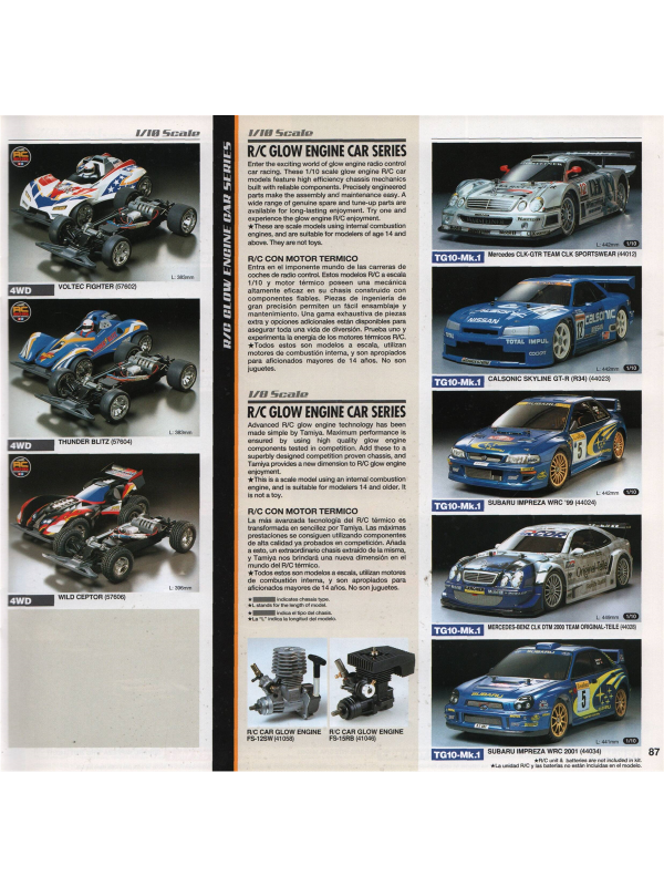 Tamiya catalogue 2004 Downloadable PDF