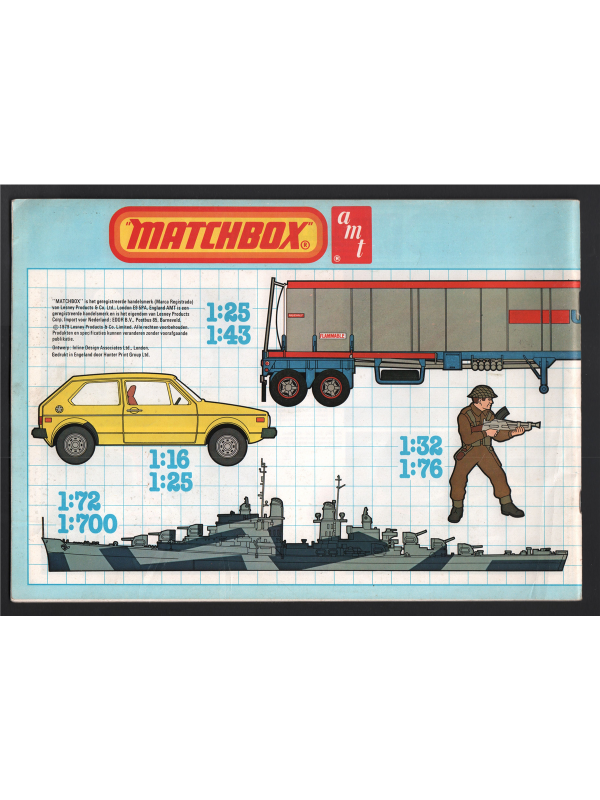 Matchbox models catalogue 1979/80