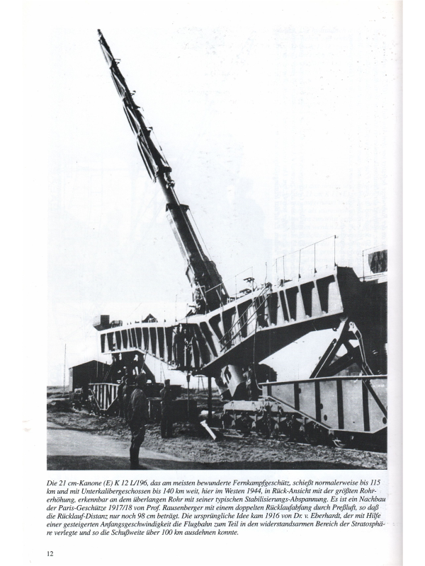 Deutsche Eisenbahngeschütze 15 - 80 cm Kaliber.