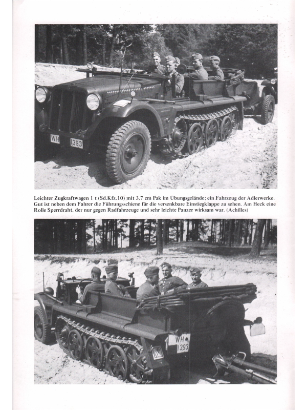 Leichte Zugkraftwagen der Wehrmacht im Einsatz