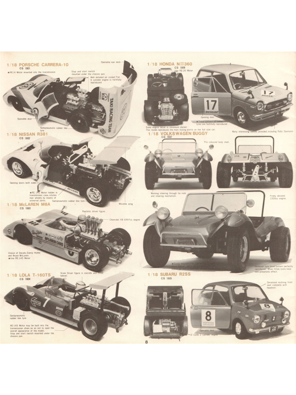 Tamiya catalogue 1973 Downloadable PDF