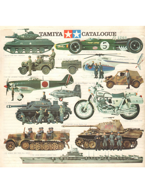 Tamiya catalogue 1973 Downloadable PDF