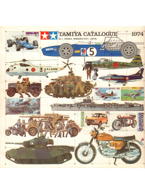 Tamiya catalogue 1974 Downloadable PDF