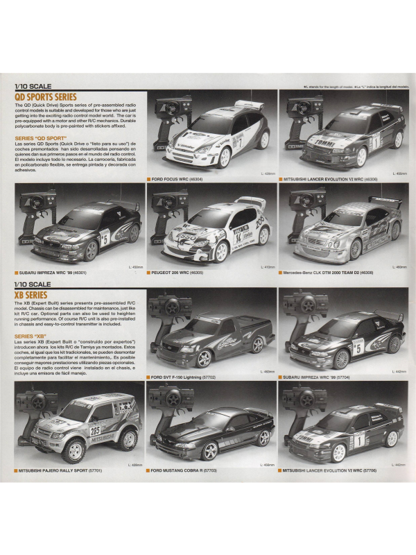 Tamiya catalogue 2001 Downloadable PDF
