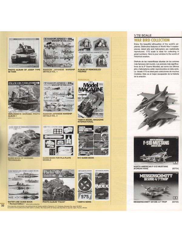 Tamiya catalogue 2001 Downloadable PDF