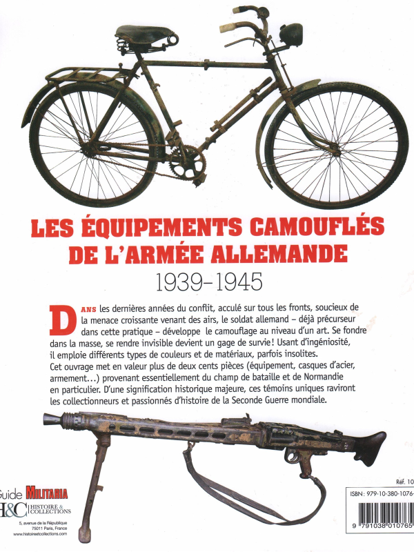 Les équipements camouflés de l'armée allemande 1939-1945