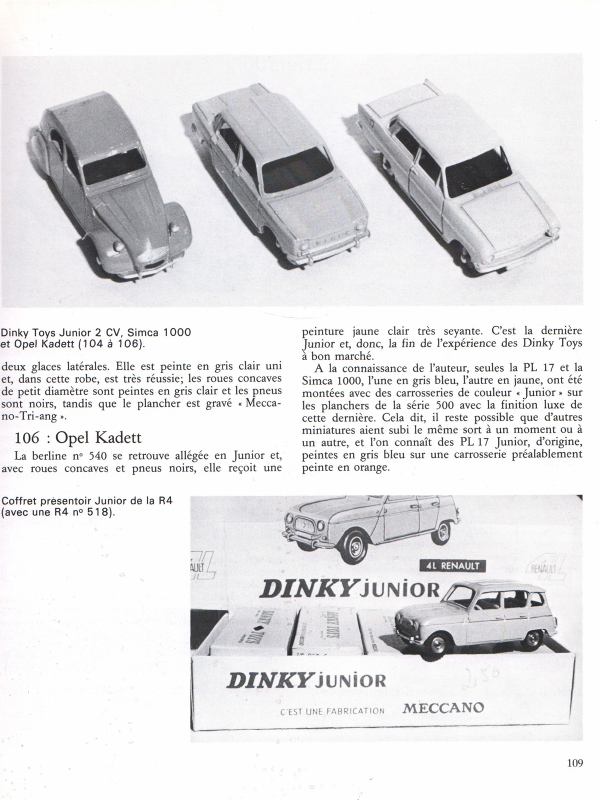Les Dinky Toys et Dinky Supertoys français Meccano 1933 - 1981