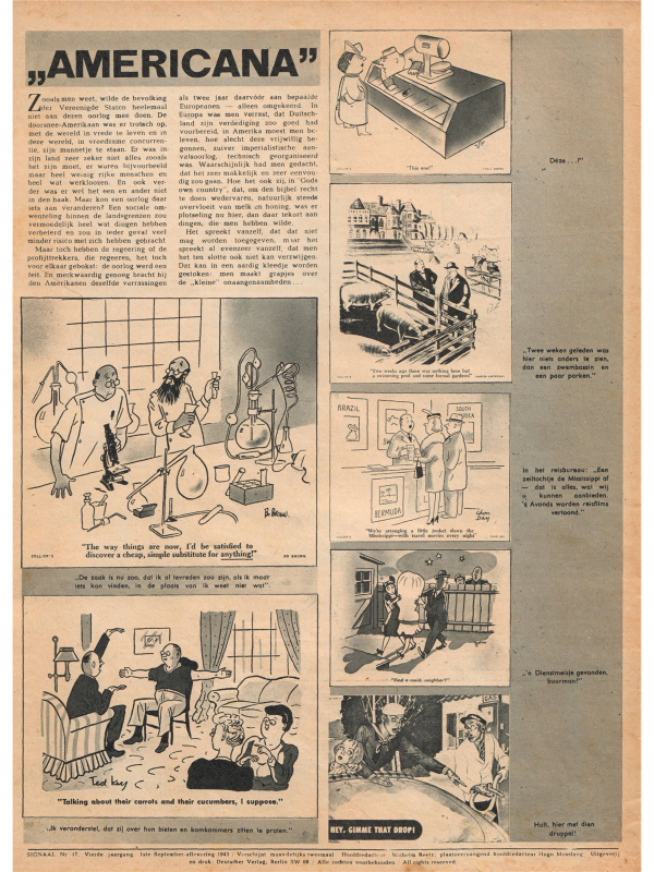 Signal magazine No 17 from 1943 Dutch language downloadable PDF